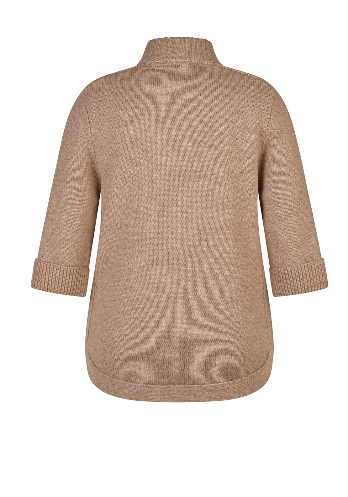 Rabe Zipped Wool Blend Jacket, Brown