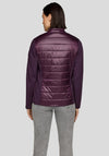 Rabe Quilted Zipped Jacket, Purple