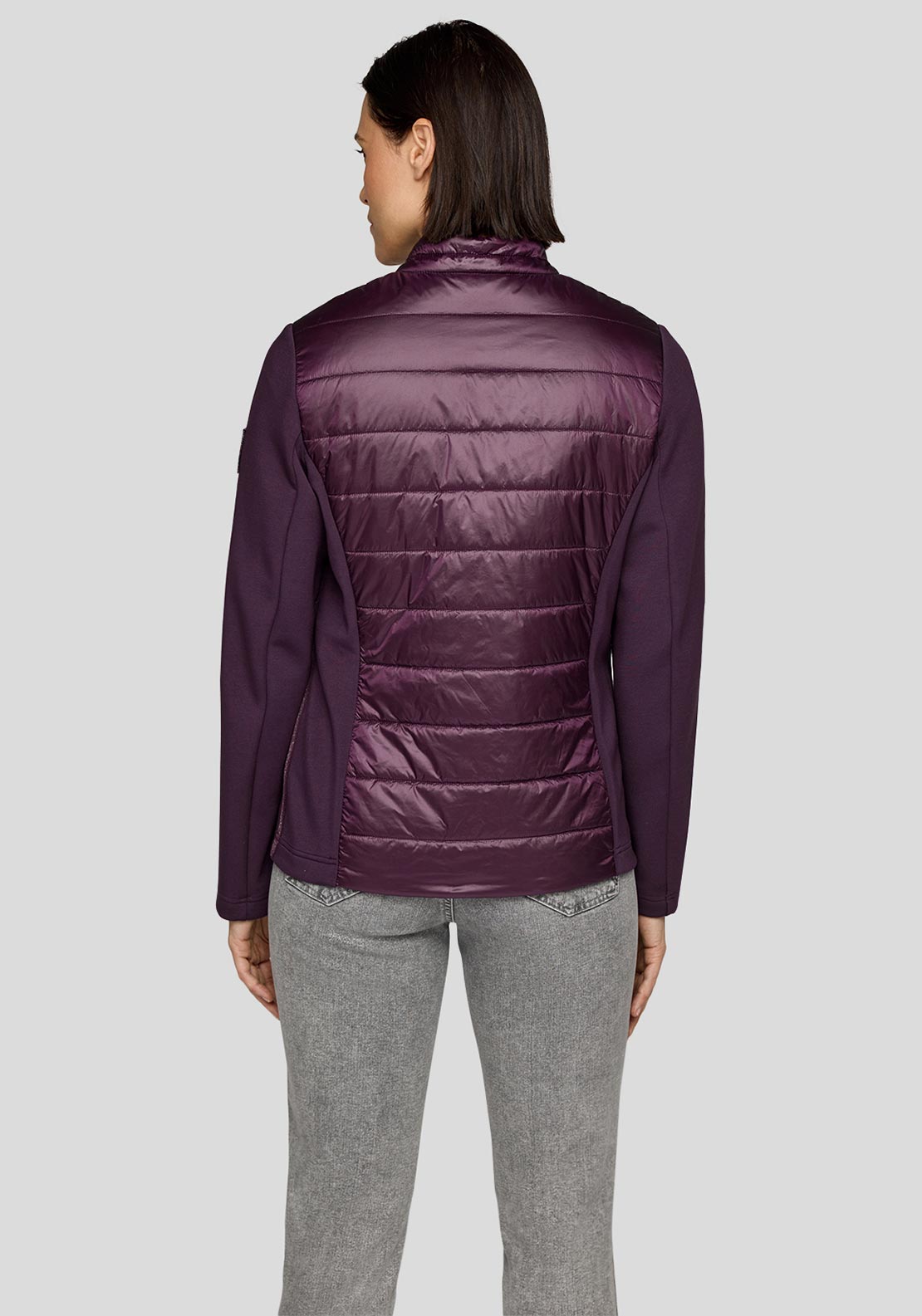 Rabe Quilted Zipped Jacket, Purple
