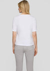 Rabe Rhinestone Text T-Shirt, White