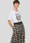 Rabe Good Times Rhinestone Graphic T-Shirt, White