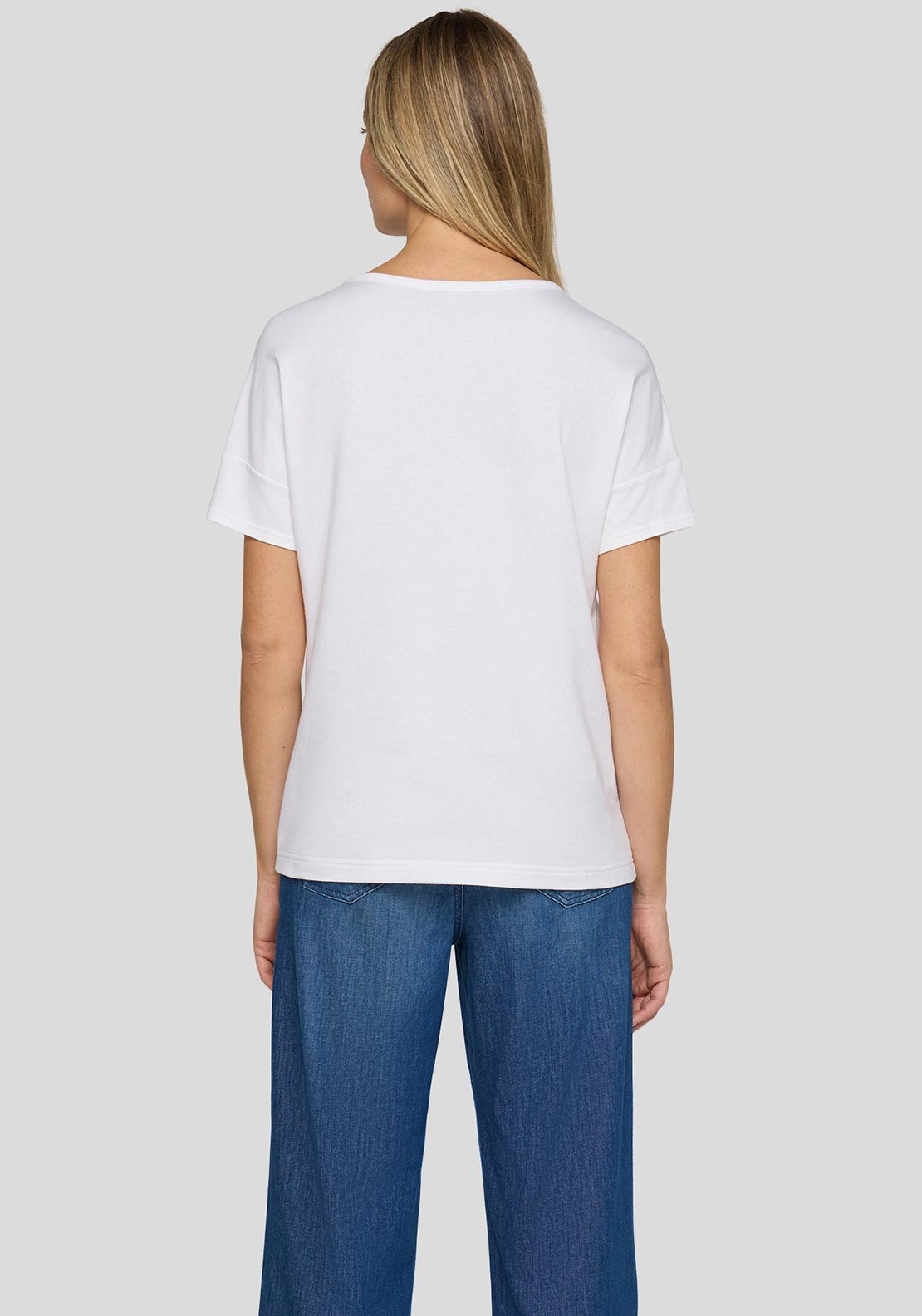 Rabe Chain Trim T-Shirt, White