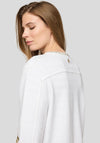 Rabe Palm Tree Motif Cotton Jacket, White