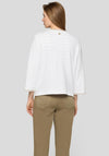Rabe Palm Tree Motif Cotton Jacket, White