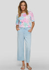 Rabe Floral Round Neck T-Shirt, Multi