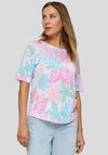 Rabe Floral Round Neck T-Shirt, Multi