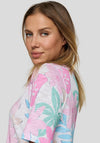 Rabe Floral Round Neck T-Shirt, Multi