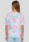 Rabe Floral Round Neck T-Shirt, Multi