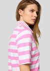 Rabe Striped Polo Shirt, Pink