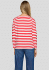 Rabe Striped Long Sleeve Top, Red & White