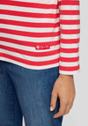 Rabe Striped Long Sleeve Top, Red & White