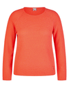 Rabe Knit Round Neck Jumper, Coral Red