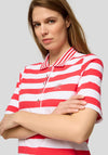 Rabe Striped Polo Shirt, Red