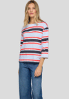 Rabe Striped Good Vibes Club Top, Blue
