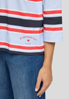 Rabe Striped Good Vibes Club Top, Blue