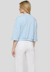 Rabe Waffle Knit Full Zip Jacket, Blue