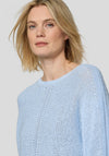 Rabe Knit Short Sleeve Jumper, Light Blue