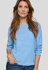 Rabe Knit Round Neck Jumper, Blue