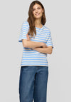 Rabe Striped Cotton T-Shirt, Blue