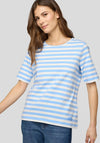 Rabe Striped Cotton T-Shirt, Blue