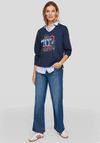 Rabe Shirt Trim Sweatshirt, Navy