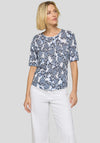 Rabe Tropical Print T-Shirt, Blue