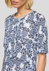 Rabe Tropical Print T-Shirt, Blue