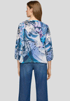 Rabe Abstract Print Elastic Trim Blouse, Purple