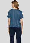 Rabe Graphic Print Contrast Back Top, Blue Multi