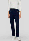 Rabe Jersey Slim Leg Trousers, Navy