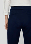 Rabe Jersey Slim Leg Trousers, Navy