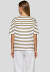 Rabe Rhinestone Graphic Striped T-Shirt, Green