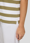 Rabe Striped Polo Shirt, Green