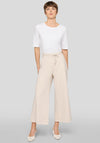 Rabe Wide Leg Diamante Belt Trousers, Beige