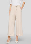 Rabe Wide Leg Diamante Belt Trousers, Beige