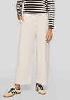 Rabe Wally Straight Leg Casual Trousers, Cream