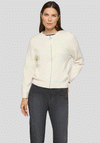 Rabe Knit Full Zip Jacket, Cream