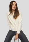 Rabe Knit Full Zip Jacket, Cream