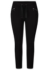 Rabe Faux Pocket Skinny Leg Trousers, Black