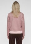Rabe Faux Suede Button Up Jacket, Pink