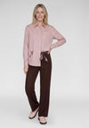 Rabe Pinstripe Button Up Shirt, Pink Multi