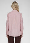 Rabe Pinstripe Button Up Shirt, Pink Multi