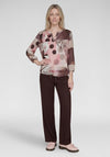 Rabe Abstract Printed Blouse, Pink Multi