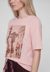 Rabe Beverly Hills Graphic Print T-Shirt, Pink
