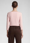 Rabe Rhinestone Detail Cotton Top, Pink