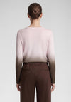 Rabe New York Rhinestone Graphic Print Top, Pink and Brown