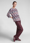Rabe Chain Link Print Top, Blue Multi