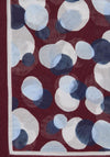 Rabe Light Circle Print Scarf, Wine