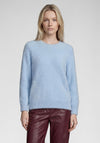 Rabe Textured Round Neck Jumper, Blue
