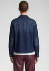 Rabe Heart Detail Denim Shacket, Dark Blue